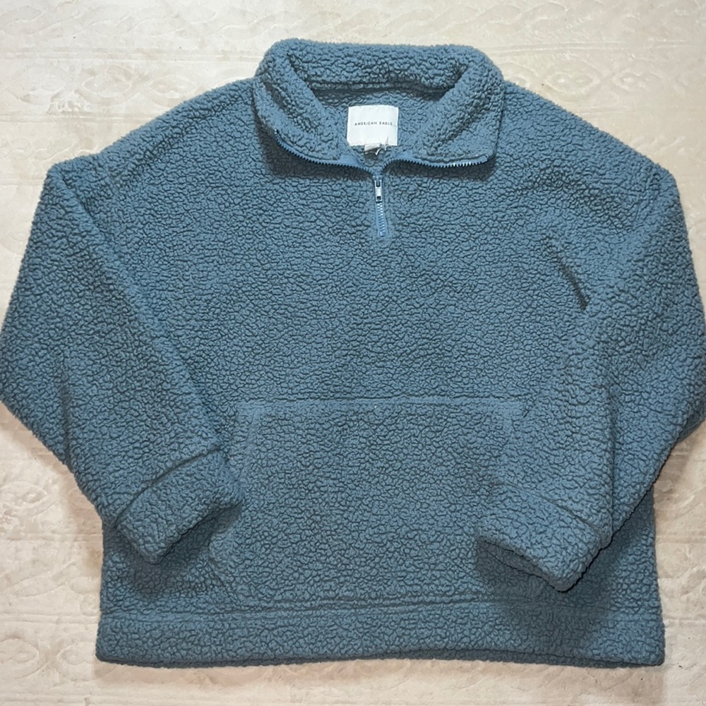 American Eagle sherpa quarter zip‎